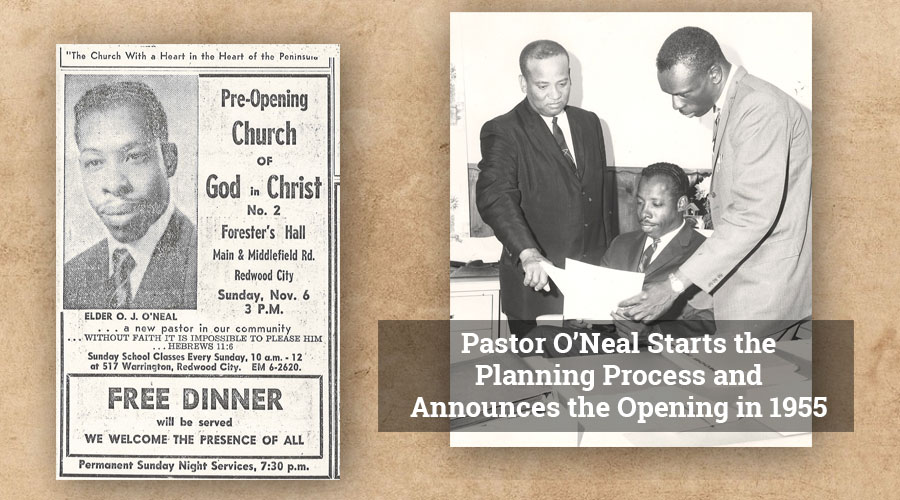 Pastor O'Neal in the Early Days